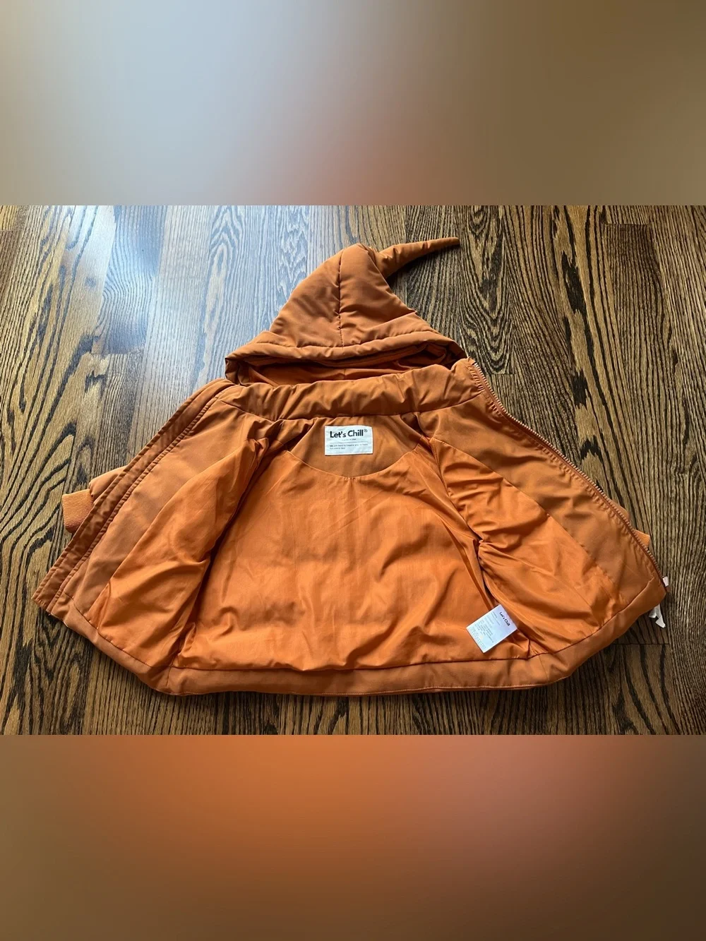 Let’s Chill Kids Down Jacket with Elf Hood (2Y)